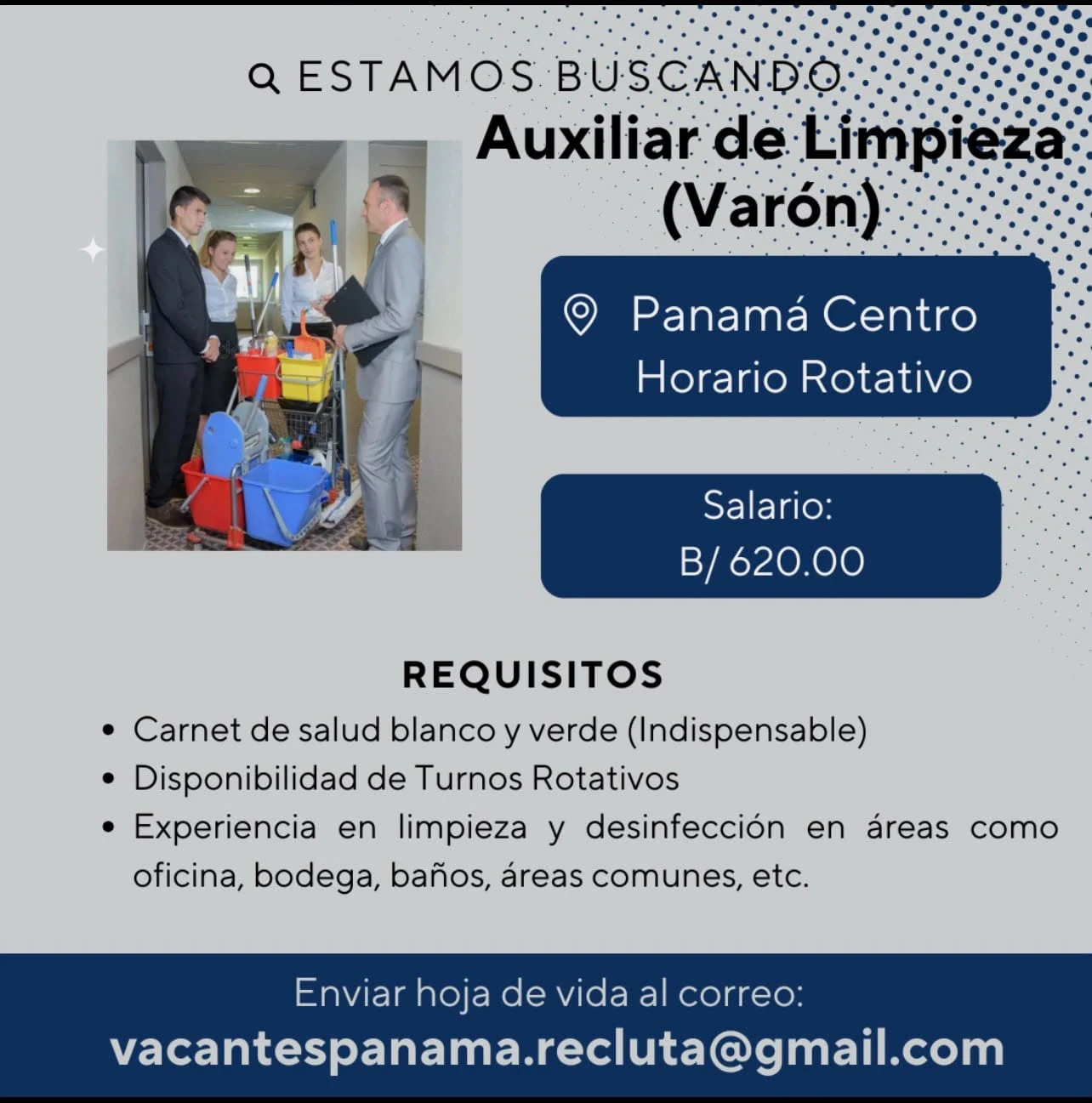 Imagen original de la oferta de Auxiliar de Limpieza en Empresa de limpieza