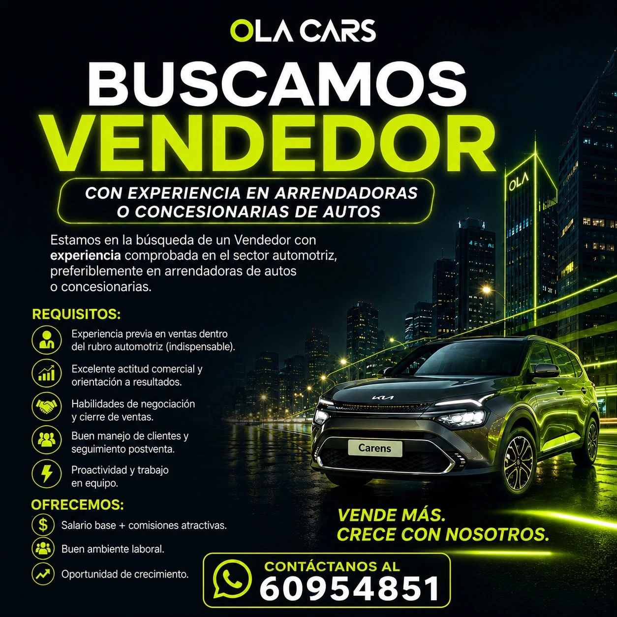 Imagen original de la oferta de Vendedor en OLA CARS