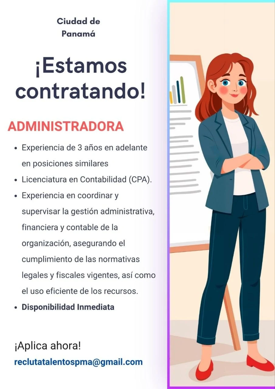 Imagen original de la oferta de ADMINISTRADORA en Empresa no Declarada