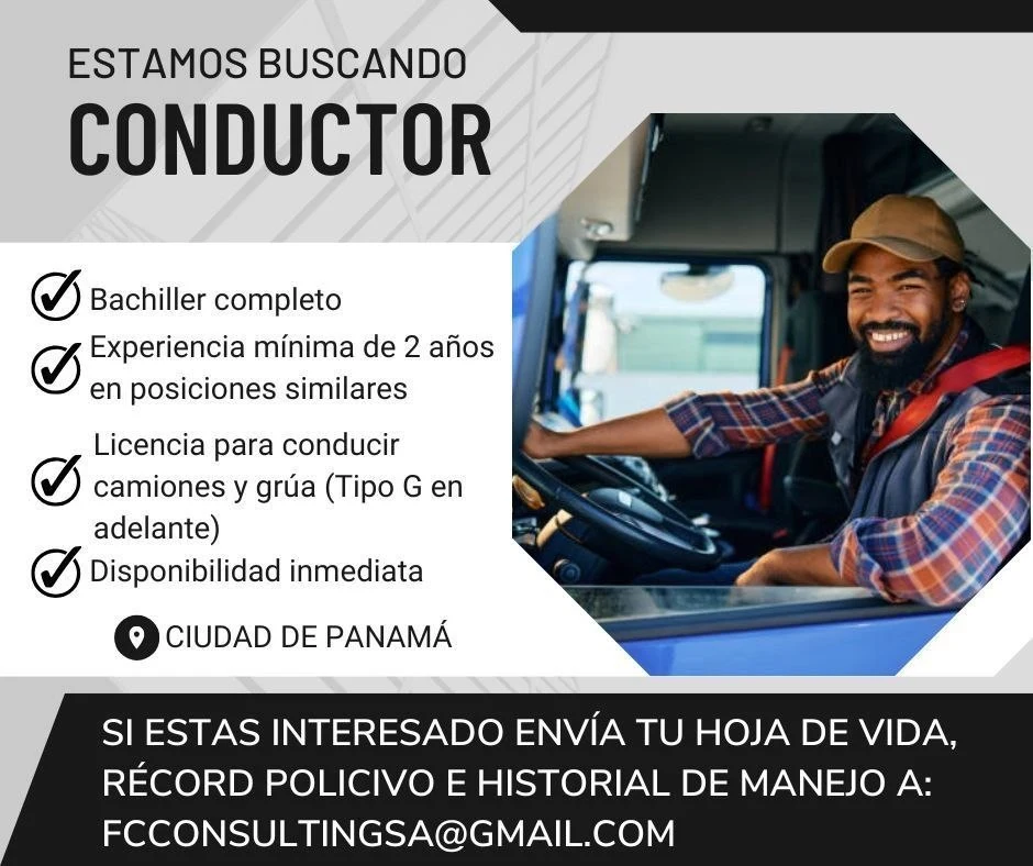Imagen original de la oferta de CONDUCTOR