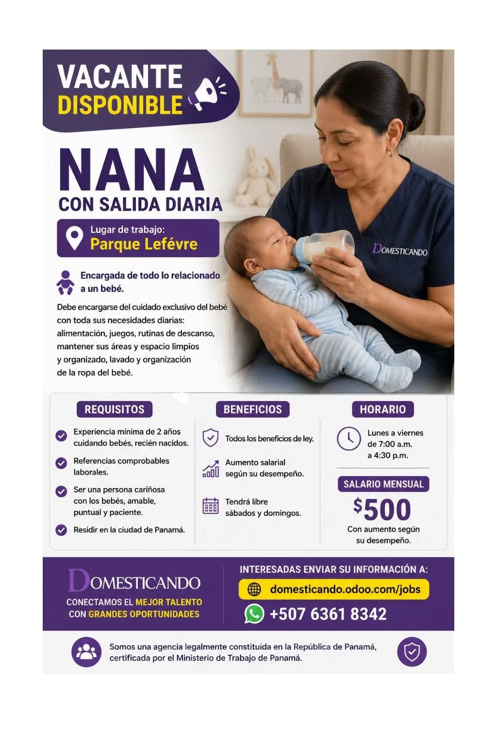 Imagen original de la oferta de Nana con Salida Diaria en Domesticando