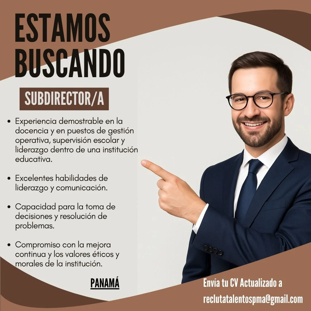 Imagen original de la oferta de SUBDIRECTOR/A en Empresa no Declarada